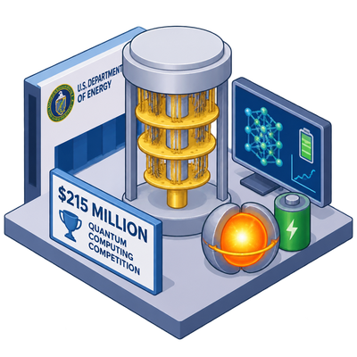 DOE launches quantum computing competition aimed at fusion and battery materials