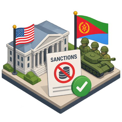 US lifts sanctions on Eritrea's ruling party and military