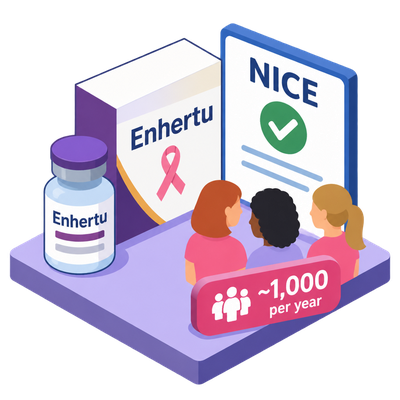 NICE approves Enhertu for HER2-low breast cancer after pricing rule change