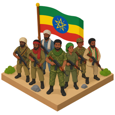 Seven Ethiopian armed groups form coalition against Abiy's government