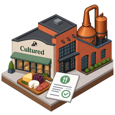 Louisville cheese shop Cultured files food service permit at Copper & Kings