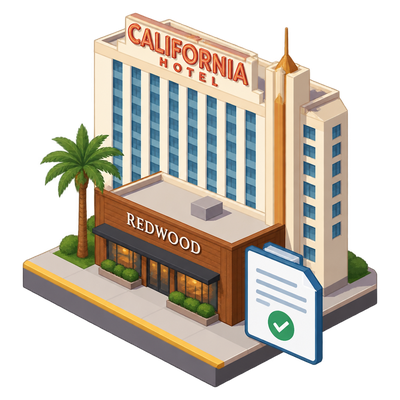 Redwood restaurant at Las Vegas' California Hotel advances through permitting
