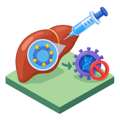 Epigenetic editing silences hepatitis B virus without cutting DNA
