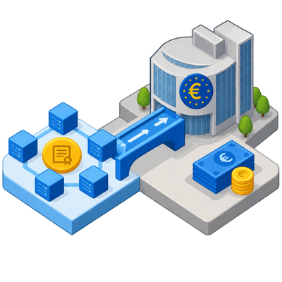 Eurosystem launches Pontes, settling tokenized trades in central bank money