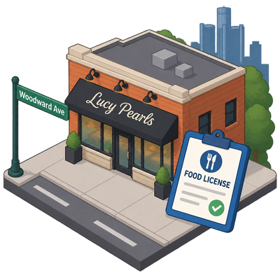 Lucy Pearls appears on Detroit food establishment license list