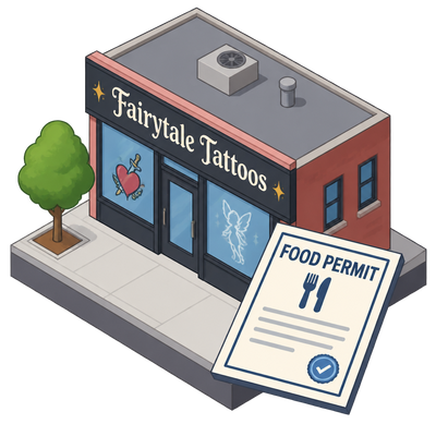 Fairytale Tattoos registers food permit for Salt Lake City studio