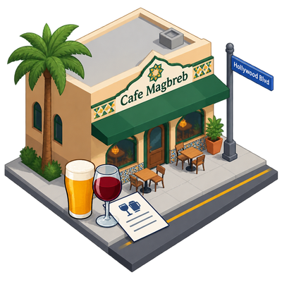Cafe Maghreb applies for beer-and-wine license at Hollywood Blvd location