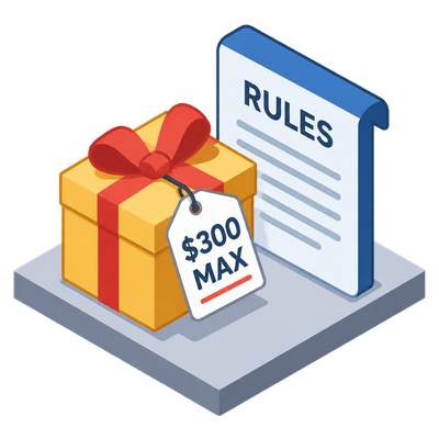 Nasdaq PHLX caps gifts to outside employees at $300 per year