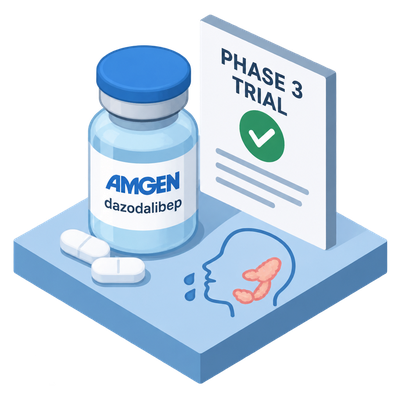 Amgen's dazodalibep clears phase 3 Sjögren's trial
