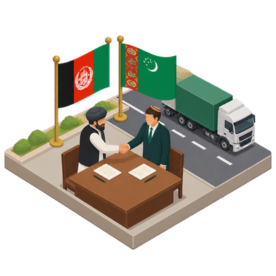 Afghanistan and Turkmenistan agree to joint road transport commission