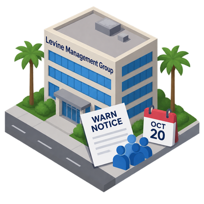 Levine Management Group files WARN notices for 19 Los Angeles layoffs