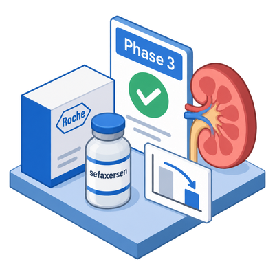Roche's sefaxersen meets phase 3 goal, joining IgAN market battle with Novartis
