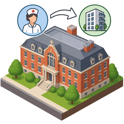 Mission Hill nursing school conversion to 103 apartments approved