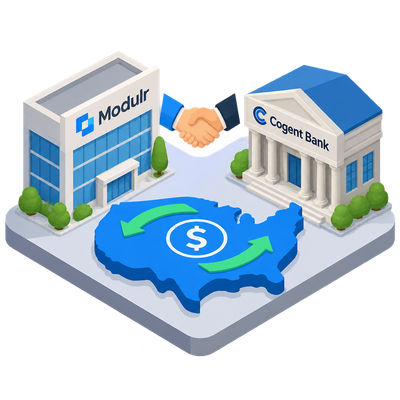 Modulr partners with Cogent Bank to expand US payments reach