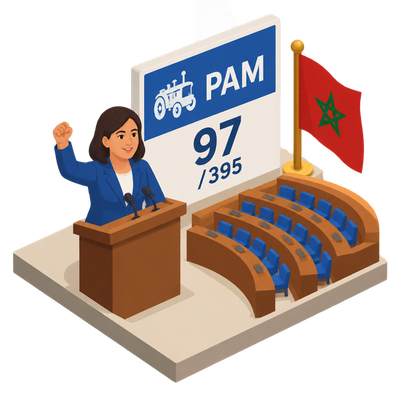 Morocco's PAM wins most seats in parliamentary election