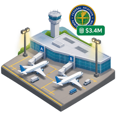 FAA funds San Jose airport apron lighting replacement