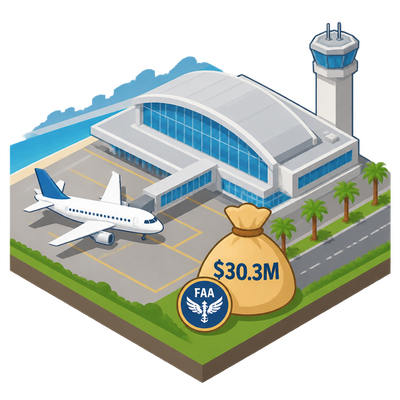 San Diego airport lands $30.3M federal grant for new terminal construction