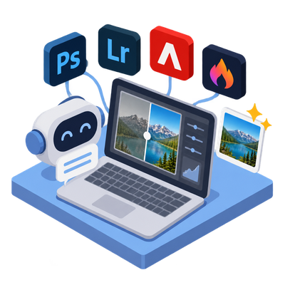 Adobe brings Photoshop, Lightroom, and Firefly tools into Google Gemini
