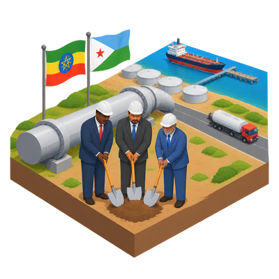 Dangote, Ethiopia, and Djibouti break ground on $660m fuel pipeline