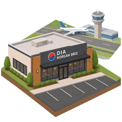 Dia Korean BBQ moves through Denver permitting near the airport