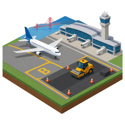 SFO begins taxiway rehabilitation with $14.5 million federal grant