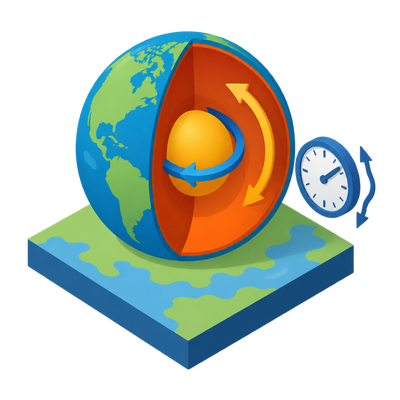 Gravitational torque between Earth's inner core and mantle drives multidecadal day-length changes