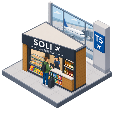 Soli On The Fly gets licenses for food and liquor at O'Hare Terminal 5