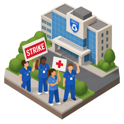 Brigham nurses authorize open-ended strike in stalled contract fight