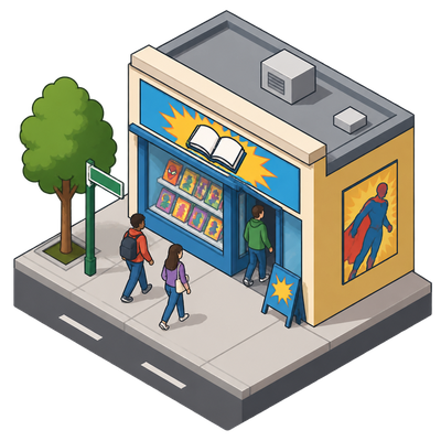 San Francisco's Excelsior gets its first comic book shop, an arcade to follow