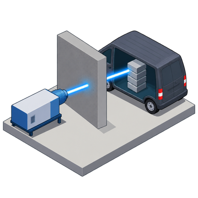 Laser-driven muon beams image through concrete for the first time