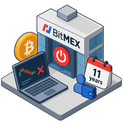 BitMEX shuts down exchange operations after 11 years