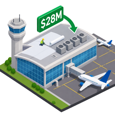 Charlotte Douglas airport lands $28M federal grant for terminal roof, HVAC work