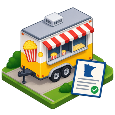 Popcorn Shack mobile food license appears on Minnesota vendor list