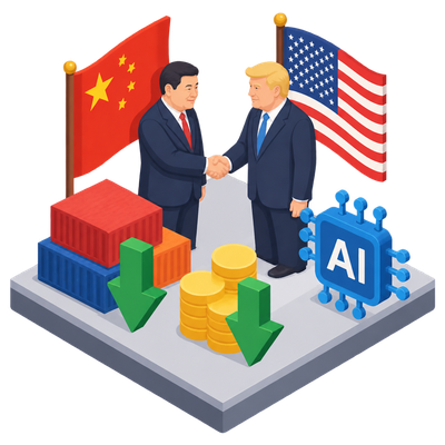 US and China agree to tariff cuts and AI dialogue after Xi visit