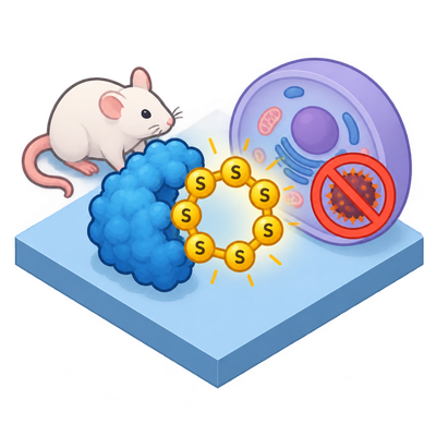 Mammals produce cyclo-octasulfur rings to suppress ferroptosis