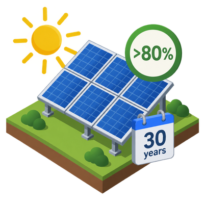 Solar panels from the 1980s still produce over 80% of original power, Swiss study finds