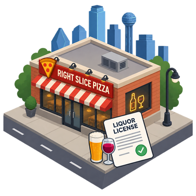 Right Slice Pizza secures liquor license for downtown Dallas location