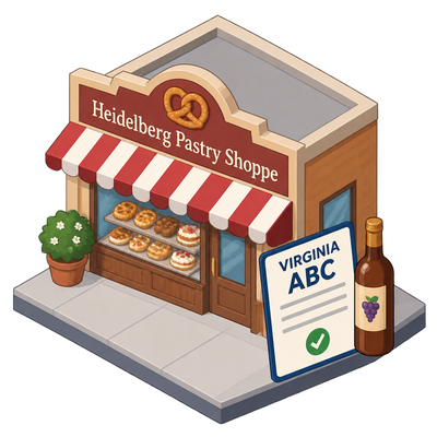 Heidelberg Pastry Shoppe receives Virginia ABC license for North Culpeper Street location