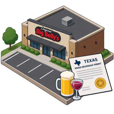 Original Big Belly's secures Houston liquor license on Cullen Blvd
