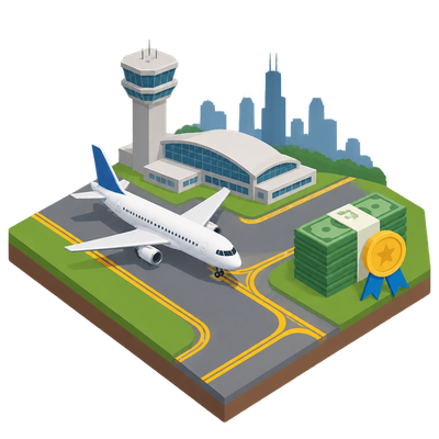 FAA awards Chicago $47.9 million for new airport taxiways