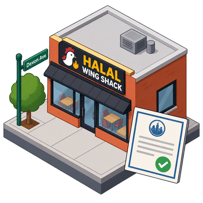 Halal Wing Shack secures Chicago business license for Devon Avenue restaurant