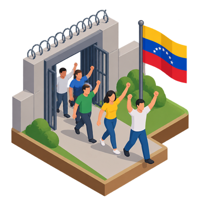 Venezuela frees dozens of political prisoners as election calls grow
