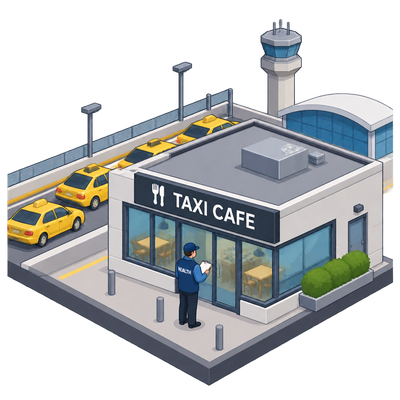 Taxi Cafe at JFK taxi hold takes a step toward a food permit