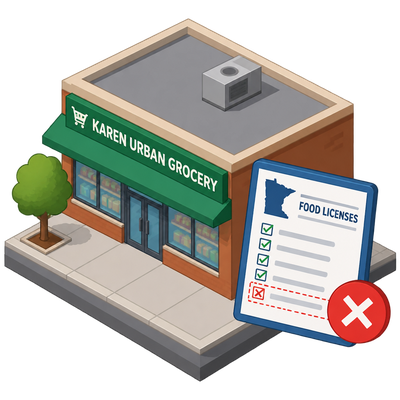 Karen Urban Grocery missing from Minnesota food licence list