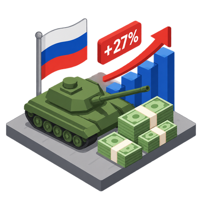 Russia raises 2027 military spending 27% to highest level of the Ukraine war