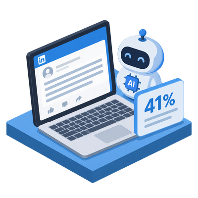 Study finds over 40% of long-form LinkedIn posts are AI-generated