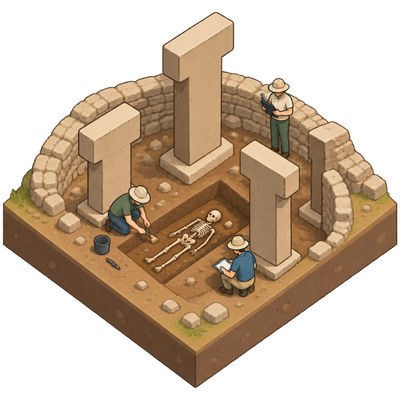 Göbeklitepe's first intact burials may explain 30 years of scattered bones