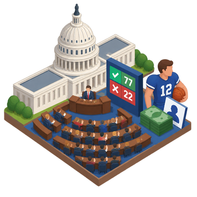 Senate passes college sports regulation bill; House path uncertain