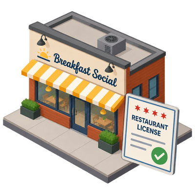 Breakfast Social receives Chicago restaurant license on Northwest Side