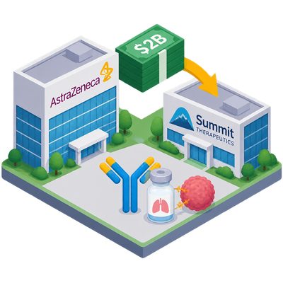 AstraZeneca invests $2 billion in Summit Therapeutics for ADC combination strategy